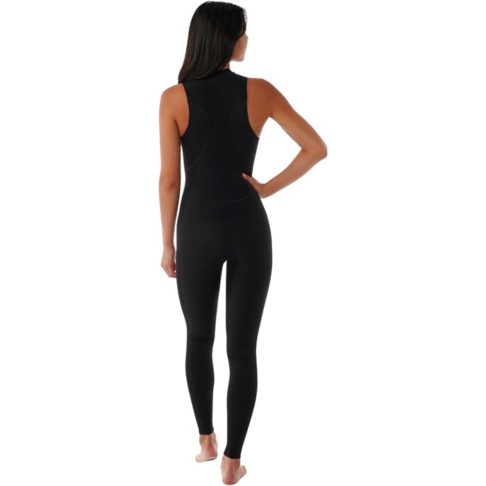 2024 Rip Curl Womens G-Bomb 2.0 1.5mm Front Zip Long Jane Wetsuit 132WFS - Black